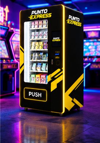 Máquina Punto Express en un centro de entretenimiento